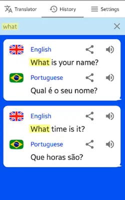 Brazilian - English Translator ( Text to Speech ) android App screenshot 2